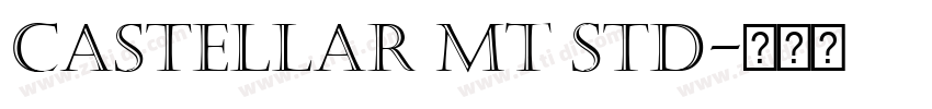 Castellar MT Std字体转换